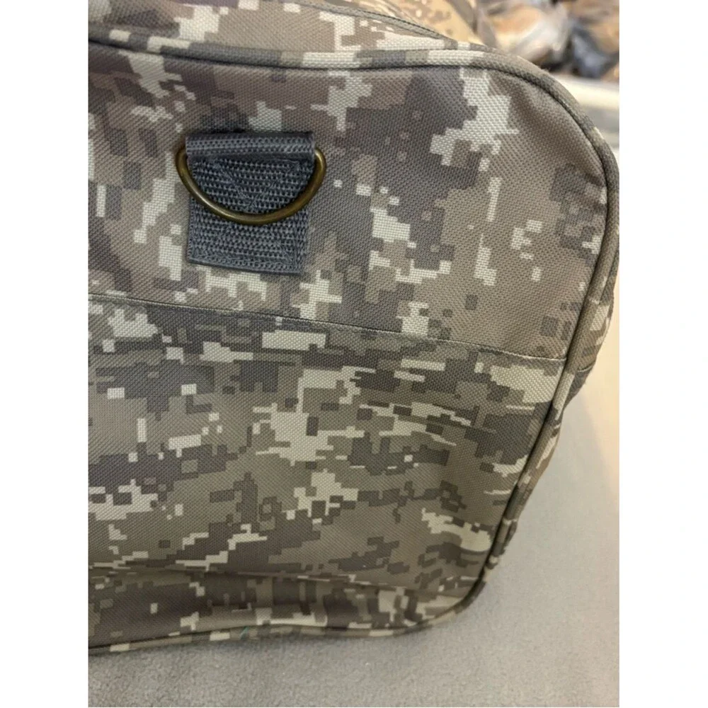 NRA Digital Camo Duffle Bag Tactical Gym Travel Hunting Multi Pocket